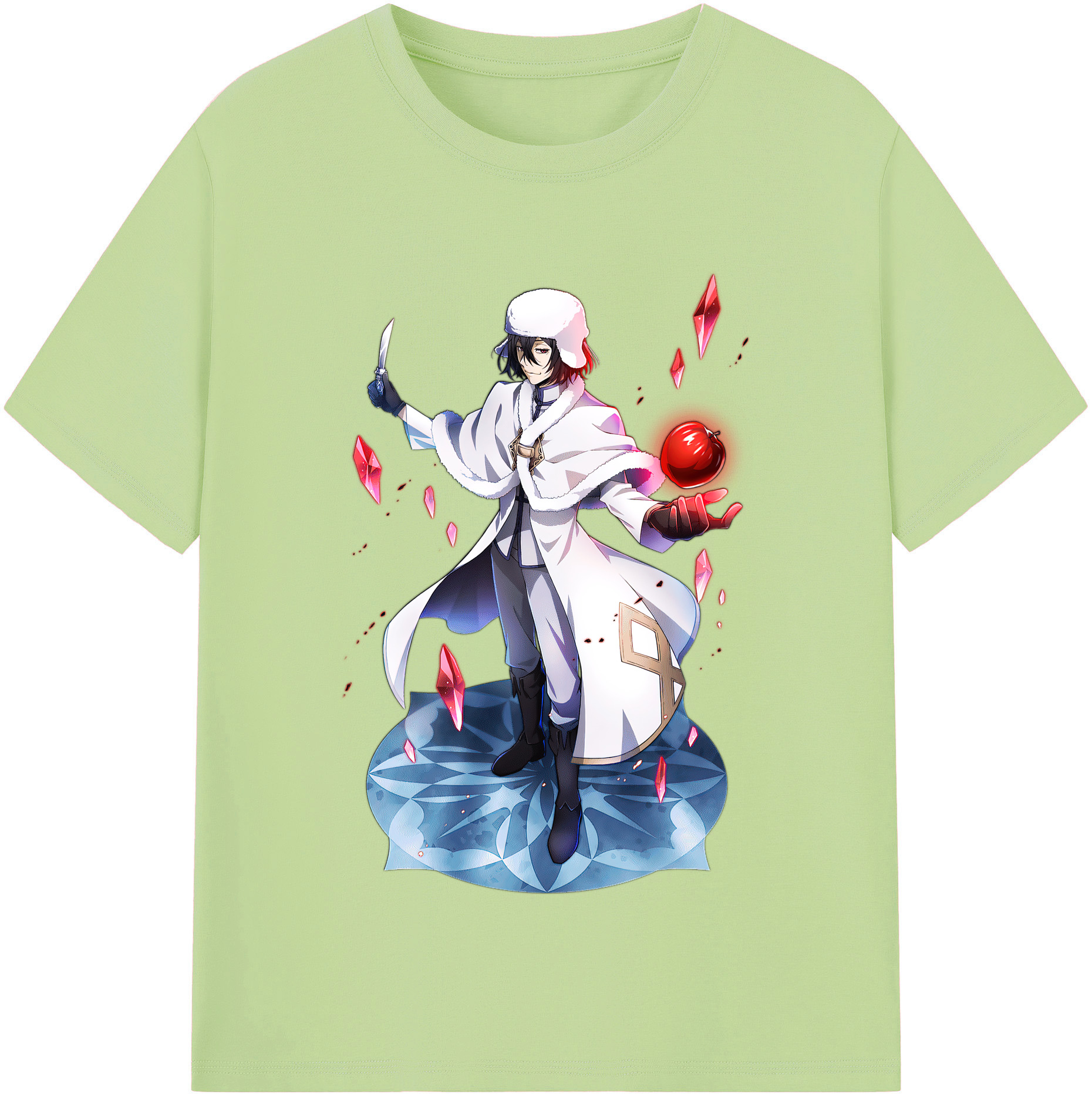 （画像用） 文豪ストレイドッグス Bungo Stray Dogs 綿100％半袖Tシャツ（フロントプリント）